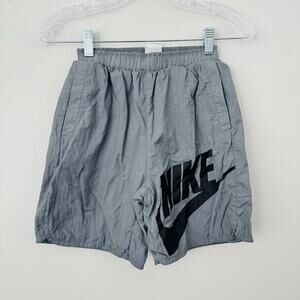 Nike Boys Sportswear Woven Shorts POCKETS MESH LINED GRAY Size Large